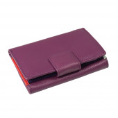 Portofel dama din piele naturala DiAmanti Esther Violet